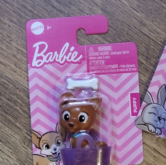 BARBIE Set of 3 Barbie pets - Picture 5 of 5